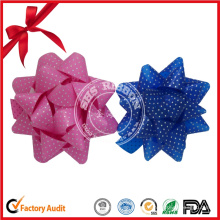 Fábrica Atacado Impresso Decoração de Natal Ribbon Bow